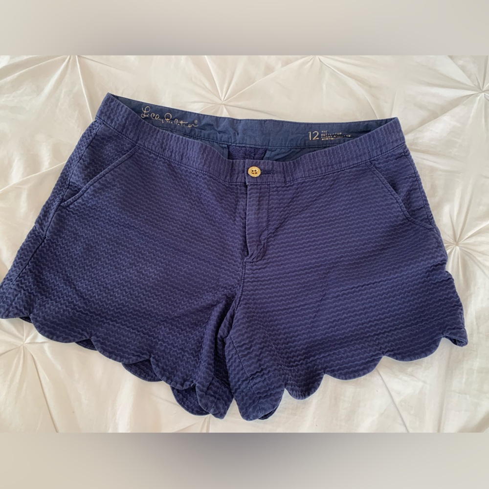 LILLY PULITZER THE BUTTERCUP SHORT SIZE 12 PREPPY CLASSIC CHIC MINIMALIST PRETTY